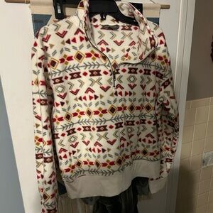 Natural reflections tribal fleece med pullover
